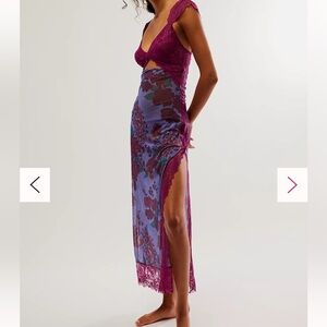 Free people ‘Suddenly Fine Maxi Slip’